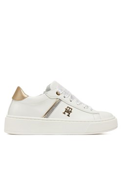 Tommy Hilfiger Sneakersy Low Cut Lace UP T4A9-33933-0206X048 Biały - id: 0000305128614 - marki Tommy Hilfiger - 182646449 Tommy Hilfiger Sneakersy Low Cut Lace UP T4A9-33933-0206X048 Biały ze sklepu MODIVO w kategorii Buty sportowe dziecięce - zdjęcie 182646449