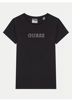 Guess T-Shirt J4RI49 J1314 Czarny Regular Fit ze sklepu MODIVO w kategorii T-shirty chłopięce - zdjęcie 182646466