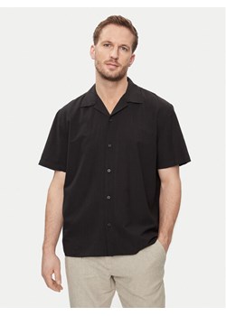 Selected Homme Koszula New Linen 16092978 Czarny Relaxed Fit ze sklepu MODIVO w kategorii Koszule męskie - zdjęcie 182646478