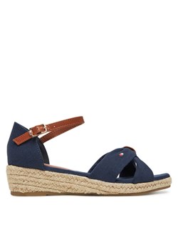 Tommy Hilfiger Espadryle T3A7-33801-0048 S Granatowy ze sklepu MODIVO w kategorii Espadryle damskie - zdjęcie 182646495
