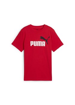 Puma T-Shirt Ess 685778 Czerwony Regular Fit ze sklepu MODIVO w kategorii T-shirty chłopięce - zdjęcie 182646507