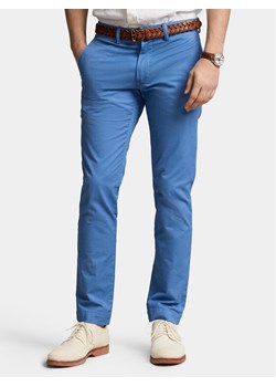 Polo Ralph Lauren Chinosy 710704176107 Niebieski Slim Fit ze sklepu MODIVO w kategorii Spodnie męskie - zdjęcie 182646509