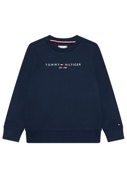 Tommy Hilfiger Bluza Essential Sweatshirt KS0KS00212 Granatowy Regular Fit ze sklepu MODIVO w kategorii Bluzy chłopięce - zdjęcie 182646527