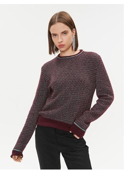 Pinko Sweter Scimpanze 102226 A1BH Bordowy Regular Fit ze sklepu MODIVO w kategorii Swetry damskie - zdjęcie 182646528