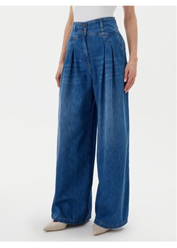 TWINSET Jeansy 251TP2611 Niebieski Wide Leg ze sklepu MODIVO w kategorii Jeansy damskie - zdjęcie 182646549