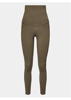 Reebok Legginsy Lux Maternity IM4064 Zielony Fitted Fit ze sklepu MODIVO w kategorii Spodnie damskie - zdjęcie 182646616