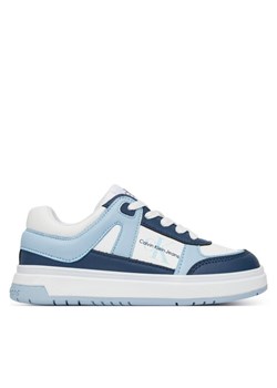 Calvin Klein Jeans Sneakersy Low Cut Lace-Up Sneaker V3X9-82091-1355 M Niebieski ze sklepu MODIVO w kategorii Buty sportowe dziecięce - zdjęcie 182646628