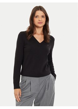 Tommy Hilfiger Sweter WW0WW40098 Czarny Regular Fit ze sklepu MODIVO w kategorii Swetry damskie - zdjęcie 182646669