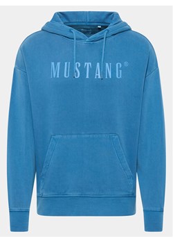 Mustang Bluza Eden 1014786 Niebieski Regular Fit ze sklepu MODIVO w kategorii Bluzy męskie - zdjęcie 182646717