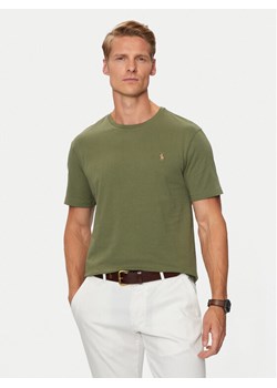 Polo Ralph Lauren T-Shirt 710671438389 Zielony Custom Slim Fit ze sklepu MODIVO w kategorii T-shirty męskie - zdjęcie 182646719