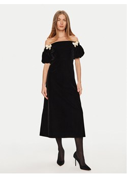 Eleh Sukienka koktajlowa E00202 Czarny Regular Fit ze sklepu MODIVO w kategorii Sukienki - zdjęcie 182646728