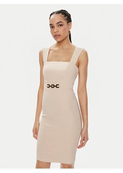 Marciano Guess Sukienka koktajlowa Norah 4GGK44 7074A Beżowy Slim Fit ze sklepu MODIVO w kategorii Sukienki - zdjęcie 182646758