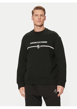 Armani Exchange Bluza XM000226 AF12656 UB001 Czarny Regular Fit ze sklepu MODIVO w kategorii Bluzy męskie - zdjęcie 182646768