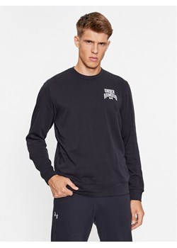 Under Armour Bluza Ua Rival Terry Graphic Crew 1379764 Czarny Loose Fit ze sklepu MODIVO w kategorii Bluzy męskie - zdjęcie 182646866