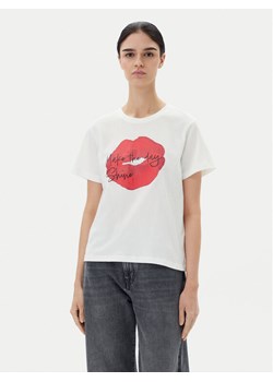 JDY T-Shirt Daisy 15348400 Biały Regular Fit ze sklepu MODIVO w kategorii Bluzki damskie - zdjęcie 182646955