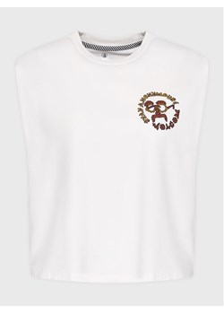 Volcom Bluzka Connected Minds B4512305 Biały Regular Fit ze sklepu MODIVO w kategorii Bluzki damskie - zdjęcie 182646995