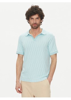 Marciano Guess Polo 5GHP03 6326A Błękitny Regular Fit ze sklepu MODIVO w kategorii T-shirty męskie - zdjęcie 182647025