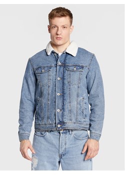Redefined Rebel Kurtka jeansowa Raven 215116 Niebieski Regular Fit ze sklepu MODIVO w kategorii Kurtki męskie - zdjęcie 182647037