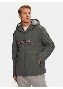 Napapijri Kurtka przejściowa Rainforest Open NP0A4HES Zielony Regular Fit ze sklepu MODIVO w kategorii Kurtki męskie - zdjęcie 182647115