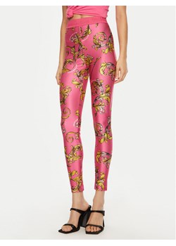 Versace Jeans Couture Legginsy 78HAC101 Różowy Slim Fit - id: 0000305212047 - marki Versace Jeans - 182647197 Versace Jeans Couture Legginsy 78HAC101 Różowy Slim Fit ze sklepu MODIVO w kategorii Spodnie damskie - zdjęcie 182647197