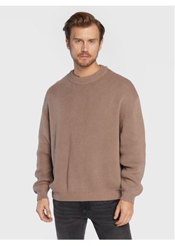 Redefined Rebel Sweter Bastian 212056 Brązowy Regular Fit ze sklepu MODIVO w kategorii Swetry męskie - zdjęcie 182647267