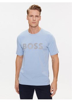 Boss T-Shirt Tee 8 50501195 Błękitny Regular Fit ze sklepu MODIVO w kategorii T-shirty męskie - zdjęcie 182647275