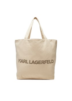 KARL LAGERFELD Torebka A2W50024 Beżowy ze sklepu MODIVO w kategorii Torby Shopper bag - zdjęcie 182647306