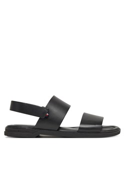 Tommy Hilfiger Sandały Premium Hilfiger Strappy Lh Sand FM0FM05356 Czarny ze sklepu MODIVO w kategorii Sandały męskie - zdjęcie 182647357