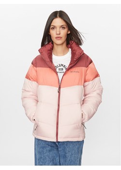 Columbia Kurtka zimowa Puffect™ Color Blocked Jacket Czerwony Regular Fit ze sklepu MODIVO w kategorii Kurtki damskie - zdjęcie 182647407