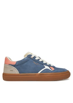 Pepe Jeans Sneakersy Travis City W PLS31592 Niebieski ze sklepu MODIVO w kategorii Buty sportowe damskie - zdjęcie 182647408