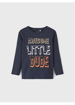 NAME IT Bluzka 13212242 Granatowy Regular Fit ze sklepu MODIVO w kategorii T-shirty chłopięce - zdjęcie 182647427