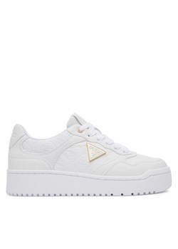 Guess Sneakersy FLJMI6 FAL12 Biały ze sklepu MODIVO w kategorii Buty sportowe damskie - zdjęcie 182647517