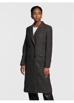 The Kooples Płaszcz wełniany FMAN25005K Szary Regular Fit ze sklepu MODIVO w kategorii Płaszcze damskie - zdjęcie 182647546