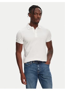 Robe di Kappa Polo William 6006170 Biały Slim Fit ze sklepu MODIVO w kategorii T-shirty męskie - zdjęcie 182647567