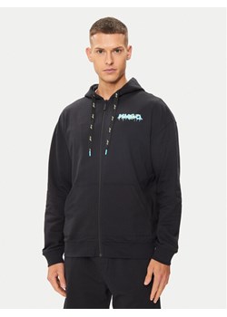 Hugo Bluza Logo 50514981 Czarny Regular Fit ze sklepu MODIVO w kategorii Bluzy męskie - zdjęcie 182647775
