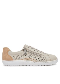 Rieker Sneakersy 52824-60 Beżowy ze sklepu MODIVO w kategorii Buty sportowe damskie - zdjęcie 182647866