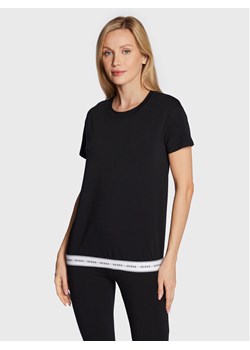 Guess T-Shirt Carrie O2BM08 KBBU1 Czarny Regular Fit ze sklepu MODIVO w kategorii Bluzki damskie - zdjęcie 182647885