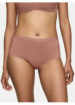 Triumph Figi klasyczne z wysokim stanem Smart Natural 10211539 Brązowy ze sklepu MODIVO w kategorii Majtki damskie - zdjęcie 182647989