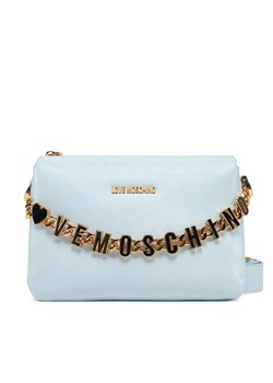 LOVE MOSCHINO Torebka JC4072PP1ML1371A Błękitny ze sklepu MODIVO w kategorii Torebki damskie - zdjęcie 182648018