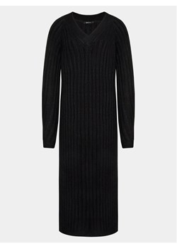 Gina Tricot Sukienka dzianinowa 20233 Czarny Regular Fit ze sklepu MODIVO w kategorii Sukienki - zdjęcie 182648075
