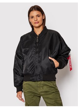Alpha Industries Kurtka bomber MA-1 128002 Czarny Regular Fit ze sklepu MODIVO w kategorii Kurtki damskie - zdjęcie 182648119