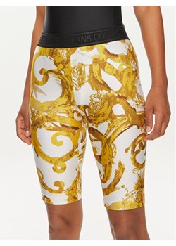 Versace Jeans Couture Kolarki 76HAC106 Biały Skinny Fit ze sklepu MODIVO w kategorii Szorty - zdjęcie 182648149