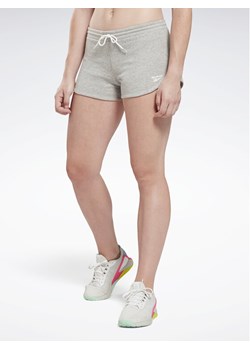 Reebok Szorty sportowe Identity French Terry Shorts H54766 Szary Slim Fit ze sklepu MODIVO w kategorii Szorty - zdjęcie 182648278
