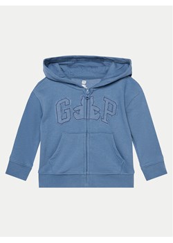 Gap Bluza 876608-00 Niebieski Regular Fit ze sklepu MODIVO w kategorii Bluzy chłopięce - zdjęcie 182648288