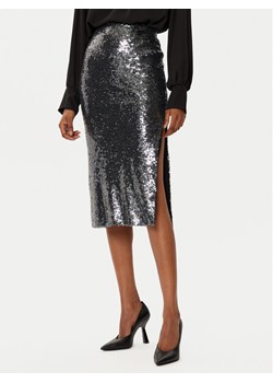 Rinascimento Spódnica midi CFC0019735002 Srebrny Regular Fit ze sklepu MODIVO w kategorii Spódnice - zdjęcie 182648296