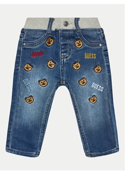 Guess Jeansy N4YA02 D5FQ0 Niebieski Regular Fit ze sklepu MODIVO w kategorii Spodnie dziewczęce - zdjęcie 182648338