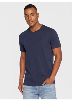 Polo Ralph Lauren T-Shirt 710671438282 Granatowy Slim Fit ze sklepu MODIVO w kategorii T-shirty męskie - zdjęcie 182648429