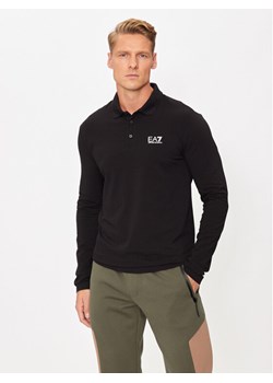EA7 Emporio Armani Polo 8NPF15 PJVQZ 1200 Czarny Regular Fit ze sklepu MODIVO w kategorii T-shirty męskie - zdjęcie 182648508