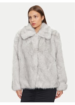 ONLY Futro Rubina 15325924 Szary Regular Fit ze sklepu MODIVO w kategorii Futra damskie - zdjęcie 182648528