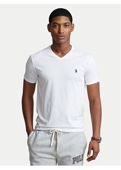 Polo Ralph Lauren T-Shirt 710671453008 Biały Slim Fit ze sklepu MODIVO w kategorii T-shirty męskie - zdjęcie 182648538